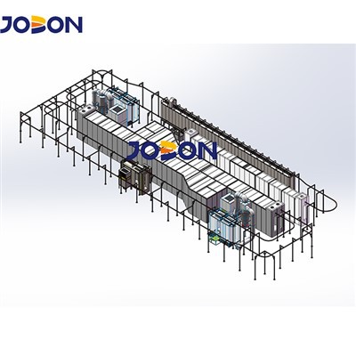 High - linie automată de acoperire a pulberii