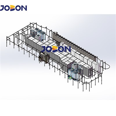 SUA Linie completă de acoperire automată cu pulbere cu tratament pre -