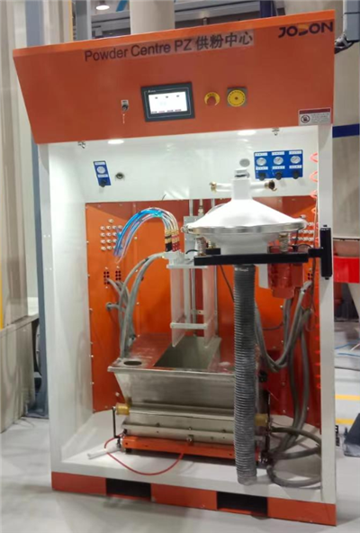 Centrul de pulbere pentru linie de acoperire automată a pulberii